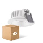 Mehrfachpackung 4x Ledvance LED  SPOT AIR FIX Aluminium  6W 480lm 36D - 927  | Ausschnitt 68mm - IP65 - Höchste Farbwiedergabe -  Dimmbar
