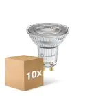 Mehrfachpackung 10x Ledvance LED PAR16 GU10 Reflektor 7W 575lm 60D - 930  | Höchste Farbwiedergabe - Dimmbar - Ersatz Für 80W