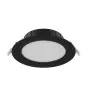 Spot Encastrable LED Plat Noir 21W 2400lm - 827-830-840 CCT | 213mm - Diamètre 195mm