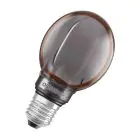 Osram Vintage 1906 LED E27 Globe Filament Smoke 80mm 4W 110lm - 818  | Dimmable - Remplacement 12W
