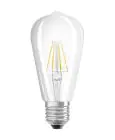 Ledvance Classic LED E27 Poire Filament Claire 4W 470lm - 827- | Remplacement 40W