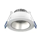 Spot LED Ares Profond Blanc 6W 540lm 927-940 3CCT - avec Inner Cercle  Argent | Diamètre 68mm