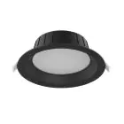 Spot Encastrable LED Moyen Encastré Noir 15W 1500lm 80D - 827-830-840 CCT | 176mm - Diamètre 150mm