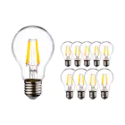Lot 10x LED E27 Poire Filament Claire 8.5W 1055lm - 827 | Dimmable - Remplacement 75W
